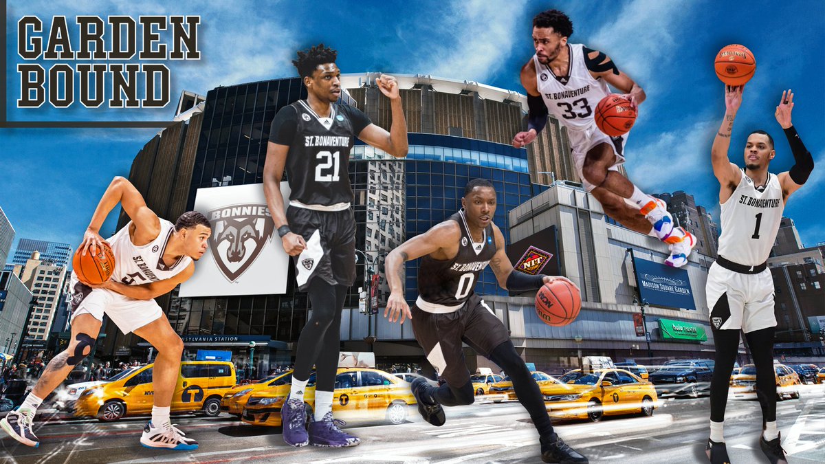 ANYONE. ANYTIME. ANYWHERE.

"St. Bonaventure is different. There's no place like it." - <a href="/Kloft0/">Kyle Lofton</a> on his postgame interview on ESPN. A moment he deserves.

The Bonnies are headed to the NIT Semifinals in Madison Square Garden.