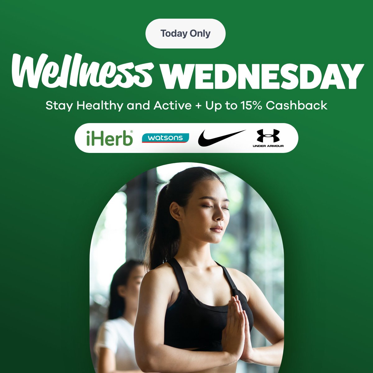 shopbackph's tweet photo. 💪 Improve your overall health by staying active with wellness essentials from @iHerb, @WatsonsPH, @Nike, and @UnderArmour! Get Up to 15% Cashback when you tap this link today: https://t.co/0qBy3HrvFh 💊 #StartWithShopBack https://t.co/TbRhgYFeXV