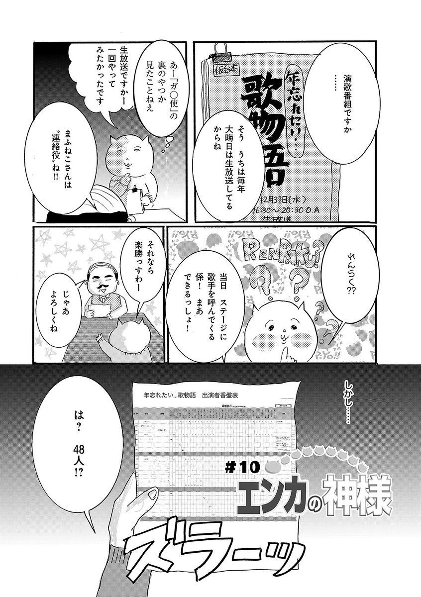 歌番組では、歌手を呼ぶだけの仕事がある(1/4)

リプ欄に続きます

#オンエアできない
#マンガが読めるハッシュタグ 