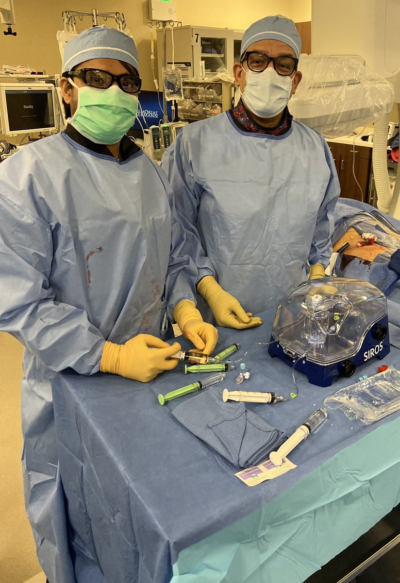 ahmed_kamel_ir's tweet image. With @DocIfti using the new @SirtexMedical delivery system Siros, first in Houston @UTHouston_IR