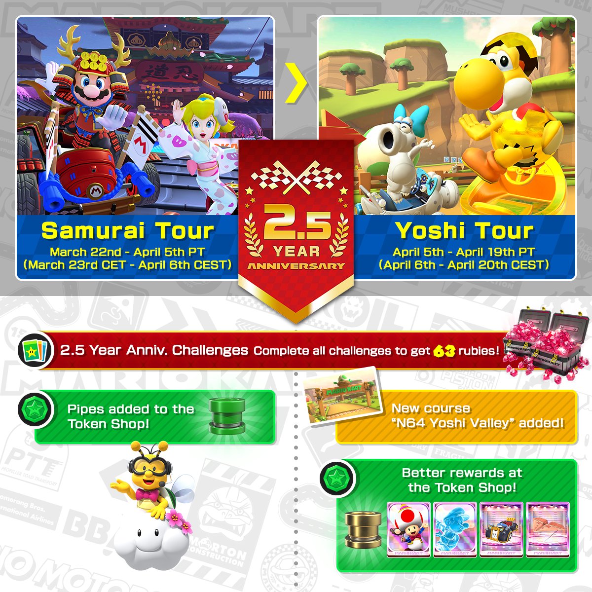 Mario Kart Tour's 2nd Anniversary Tour Now Live – NintendoSoup