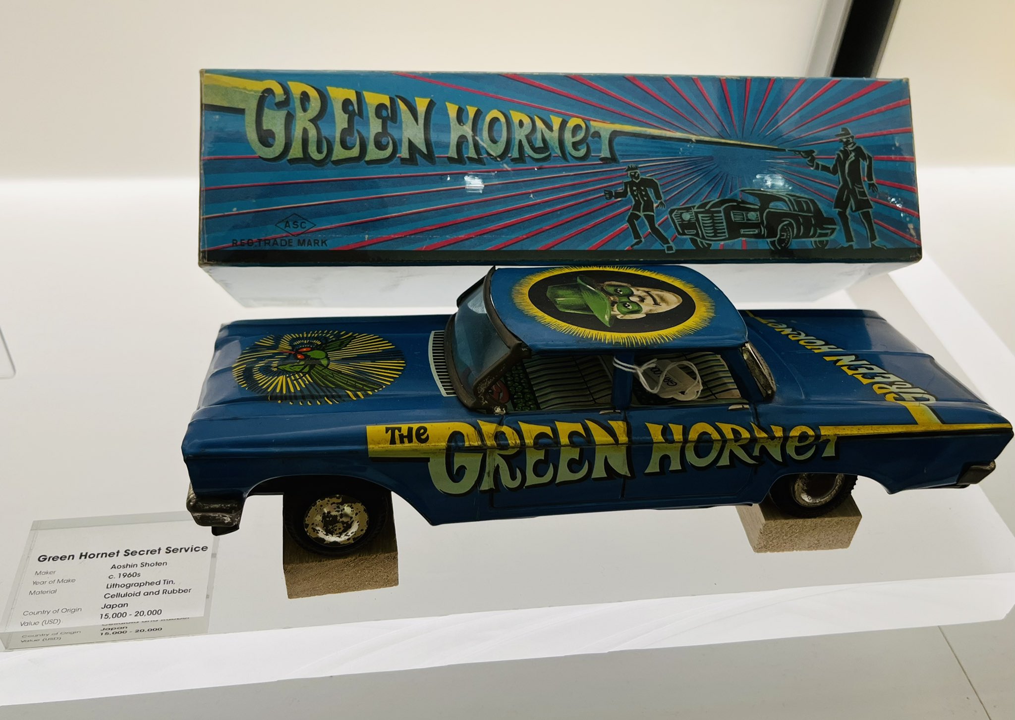 Classic cars in Southeast Asia on X Spotted at Singapore s Mint Museum of Toys a Green Hornet TV series 1966 7 vintage toy tin car. It has great collection. https t SSSKoeGKGc X
