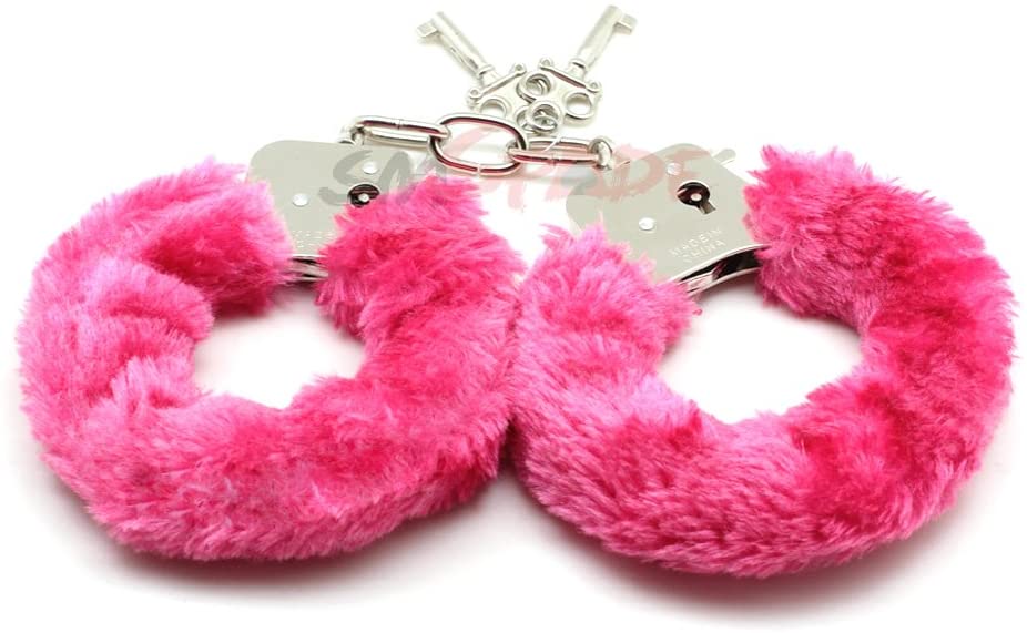A bottle of wine roses and a gift containing these handcuffs is sent and de...