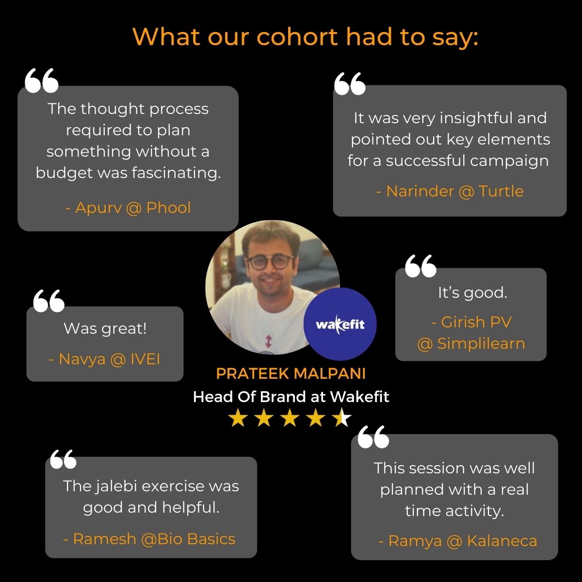 xpert_chat's tweet photo. Here's what our cohort said about the session: https://t.co/l5nEecSDoz