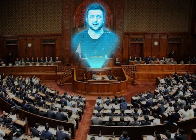 【話題】ウクライナのゼレンスキー大統領の国会演説こんな感じに演説して欲しい⁉