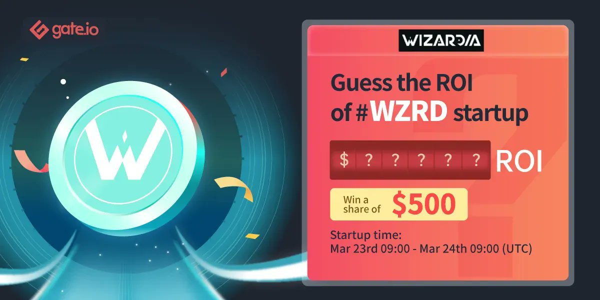Gate.io (@gate_io) on Twitter photo 🤔 Gate.io Guess the #ROI: #WZRD 🤔
50 lucky users will receive $10 each 🧧
💽 Follow @gate_io & <a href="/PlayWizardia/">Wizardia | Fight Your Way to Glory</a>
💽 Like & RT
💽 Join: gate.io/startup/451?ch…
#Gateio #Giveaway #Startup 🤔 Gate.io Guess the #ROI: #WZRD 🤔
50 lucky users will receive $10 each 🧧
💽 Follow @gate_io & <a href="/PlayWizardia/">Wizardia | Fight Your Way to Glory</a>
💽 Like & RT
💽 Join: gate.io/startup/451?ch…
#Gateio #Giveaway #Startup