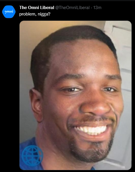 this guy accuses me of being harmful to the causes i advocate for and then drops racial slurs less than 3 hours later