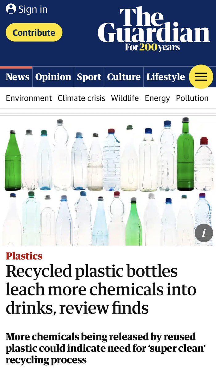 Stop prodn of Single use plastics (other than medical),Reduce PET, Incr Reusable,non-plastic products 
#plasticpollutes #BreakFreeFromPlastic #downcycle #recycle #toxic 
<a href="/TheGardianNews/">The Gaurdian</a> <a href="/damiengayle/">Damien Gayle</a>

<a href="/ChintanIndia/">Chintan</a> <a href="/kaulnishu87/">Nishu Kaul</a> <a href="/BhavreenMK/">Bhavreen Kandhari</a> <a href="/SanjoyRoyTWA/">Sanjoy K Roy</a> <a href="/chinukofficial/">Chinuu Kwatra</a> <a href="/yamunajiye/">School of Statesmanship</a>