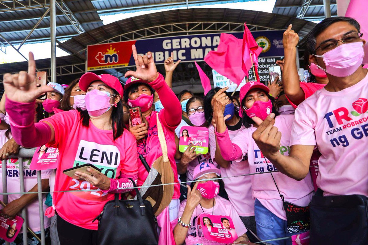 lenirobredo's tweet photo. Quick stop at Gerona. No formal program, just a quick hello to everyone who came to show their support💖 https://t.co/eQAD6rVZca