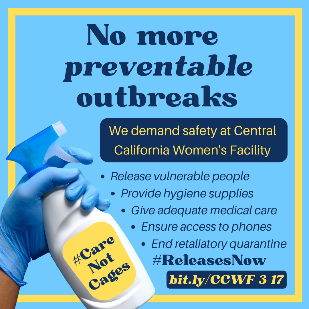 PrideAsProtest's tweet photo. @CACorrections is making it impossible for loved ones to support their sick family members at #CCWF. “Our boxes from our families are taking up to 2 months… to get our hygiene &amp; food to supplement what we aren’t getting from the kitchen. We aren’t getting enough to eat.” https://t.co/tbwnOfx1uO