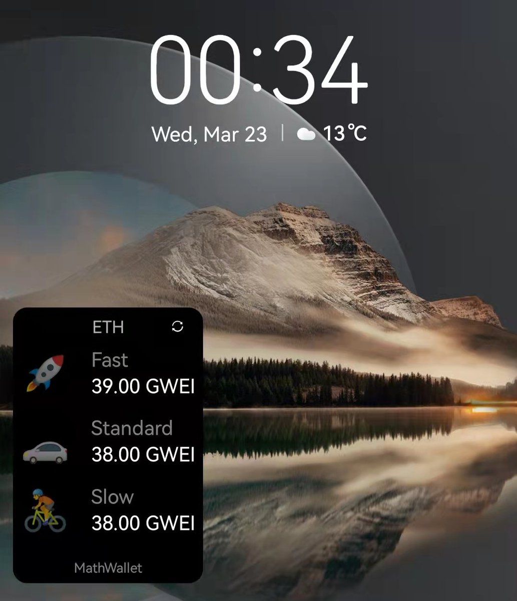 MathWallet's tweet photo. 🔥MathGas, the Best handy tool to track the realtime GAS!
ETH: 38.00 GWEI
Install it NOW! https://t.co/Nw0OOcsc5t
#ETH #gas #MathGas https://t.co/Pd3cVwDv72