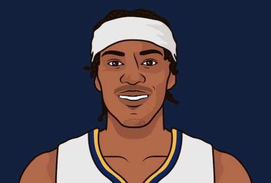 Bones Hyland tonight:

16 PTS
3 AST
6-8 FG
4-6 3P

He trails only Jalen Green in total 3pm by a rookie this season, Green has played 674 more minutes than Bones.