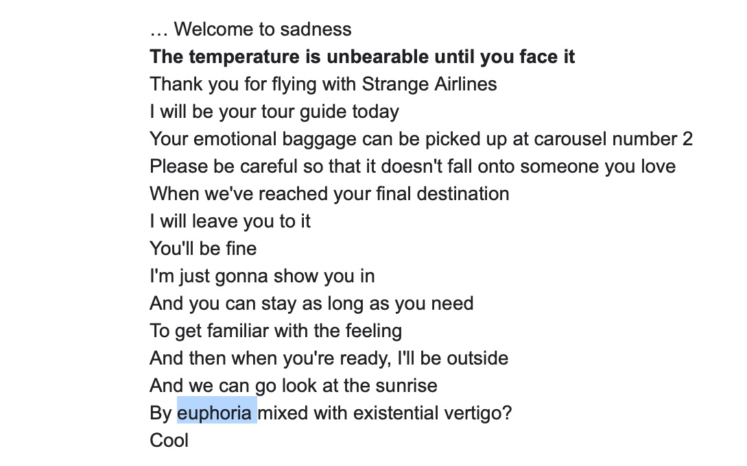 MoonMay16's tweet photo. oml guys I can't believe Lorde invented the hit hbo show euphoria !! https://t.co/oBqqVVHZge