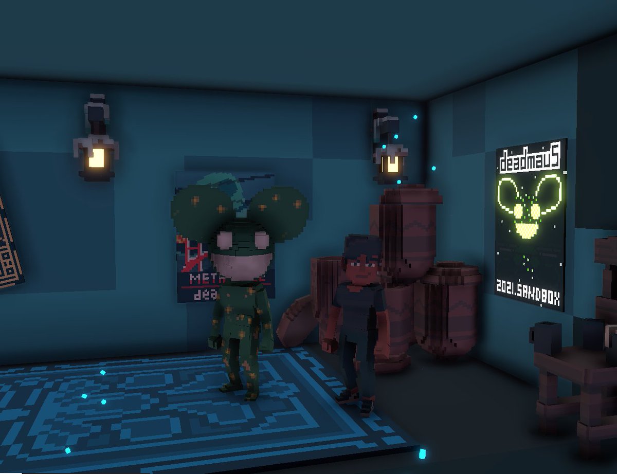 SosanSasukee's tweet photo. @TheSandboxGame @deadmau5 I just participated in the daily #SandboxAlphaS2Contest for a chance to earn up to 1,000 $SAND! Starting March 17 - Selfie with Deadmau5. Check out my screenshot below!
👇 #SandboxAlphaS2 https://t.co/pC2bh87mlV