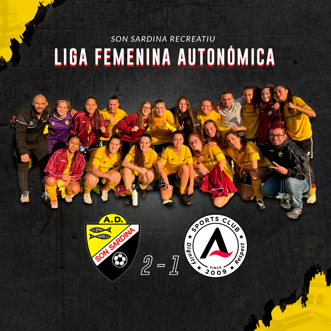 ad_son_sardina's tweet photo. 🔝🛡️⚽🐟 El Recreatiú del Sonsar disputó ayer su partido corresponiente a la jornada 19 de la Liga Femenina Autonómica y logró quedarse en casa con los tres puntos, al vencer al Ágora Portal por 2-1. A seguir así! 

#amuntsonsar
#vamossonsar
#Juntsunclub
#totssomunequip https://t.co/yILL0O4v5O