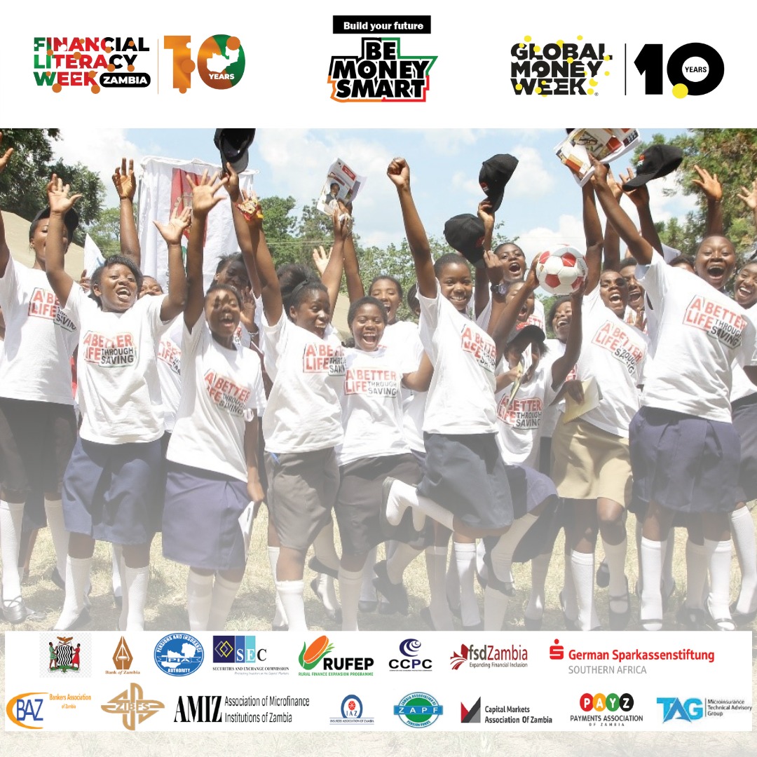 BankofZambia's tweet photo. The 2022 Financial Literacy Week is underway with public events taking place in different parts of the country. Look out for updates and how you can participate on @FLWZambia #FLW2022 #FLWZambia #FLW10 #GMW2022 #BoZ https://t.co/IQh8EdQHF0