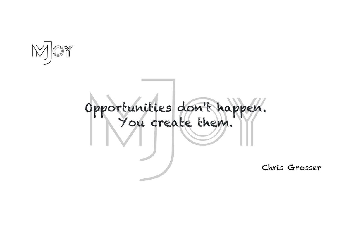 MotivationJoy's tweet photo. 💫 💪🤜 Create your opportunity 🤛💪💫 #motivationjoy #lifestyle #quotes #peace #excercise #opportunity #creative #happen #grosser #daily #ebook #reading #success #mindset #winner #wednesday https://t.co/Czx7lQMAvl