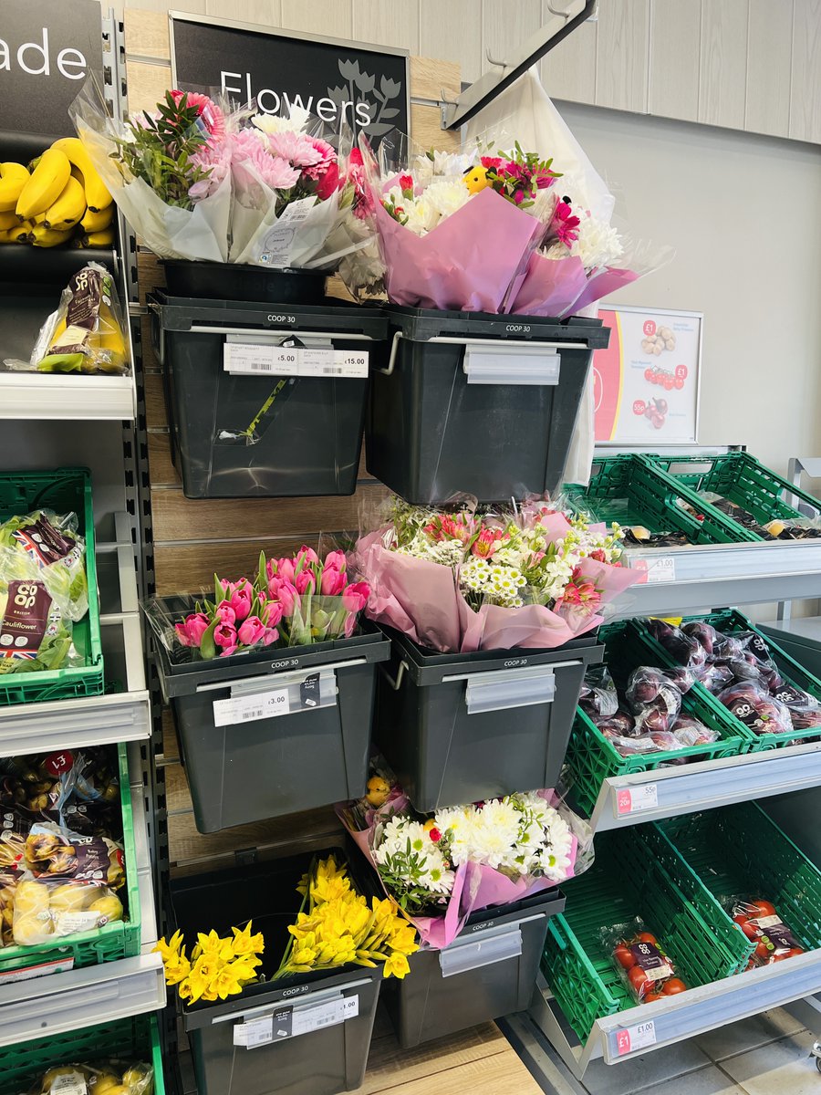 RayleighCo's tweet photo. 😍😍Perfect For Mother's Day,so why not pop in for your flowers,choclates&amp;much more😍
#MothersDay #coop https://t.co/CF5L33oFoH