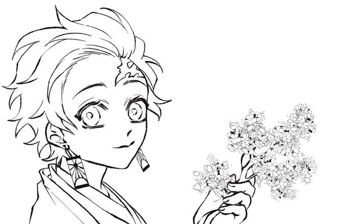 可愛いお顔で描けてると思う🎴 