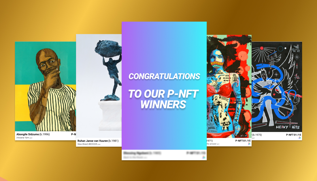 Congratulations to our P-NFT Winners! 

Thank you to everyone who entered! Keep your eye on your wallets to see if you were a lucky winner! 

View the original artworks on OpenSea which will be on auction at the end of the month: opensea.io/collection/out…