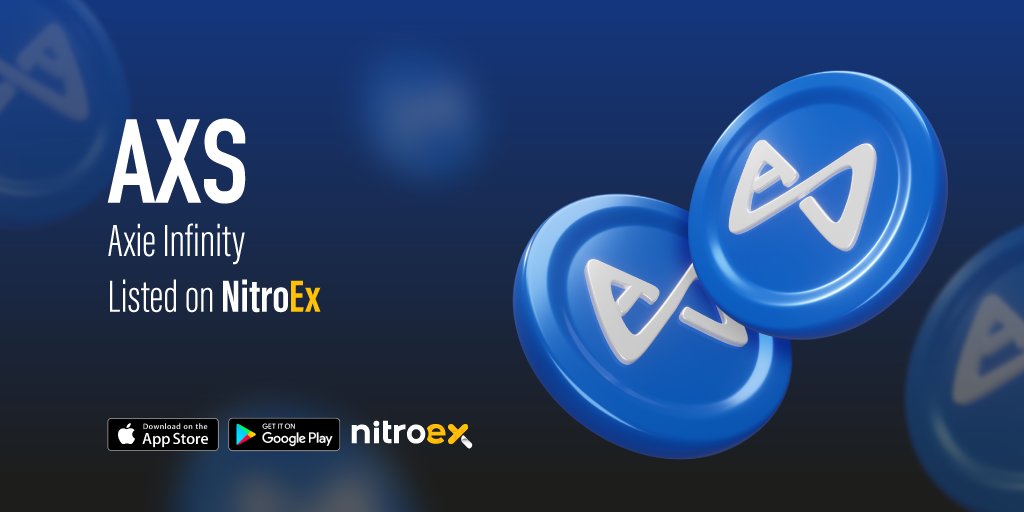 🆕UPCOMING LISTING!

📍 <a href="/NitroExOfficial/">NitroEx</a> will list $AXS <a href="/AxieInfinity/">Axie Infinity</a> on March 26.

👥Sign Up: nitroex.io/sessions/regis…

#NitroEx #AxieInfinity