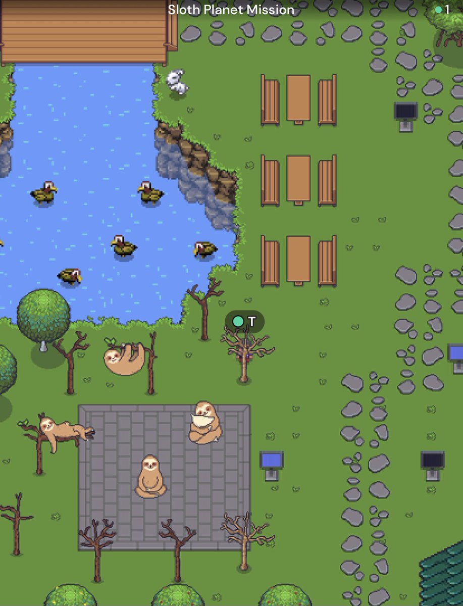 Congratulations <a href="/JulioLearn/">Learn with Julio</a>, the winner of our 3rd <a href="/k20Educators/">k20Educators</a> <a href="/gather_town/">Gather 🍇</a> contest! We love your space - Sloth Planet Mission 🎉
We hope you and your students enjoy your Gather subscription. Thanks to everyone who came to our tutorials, great to meet you all.