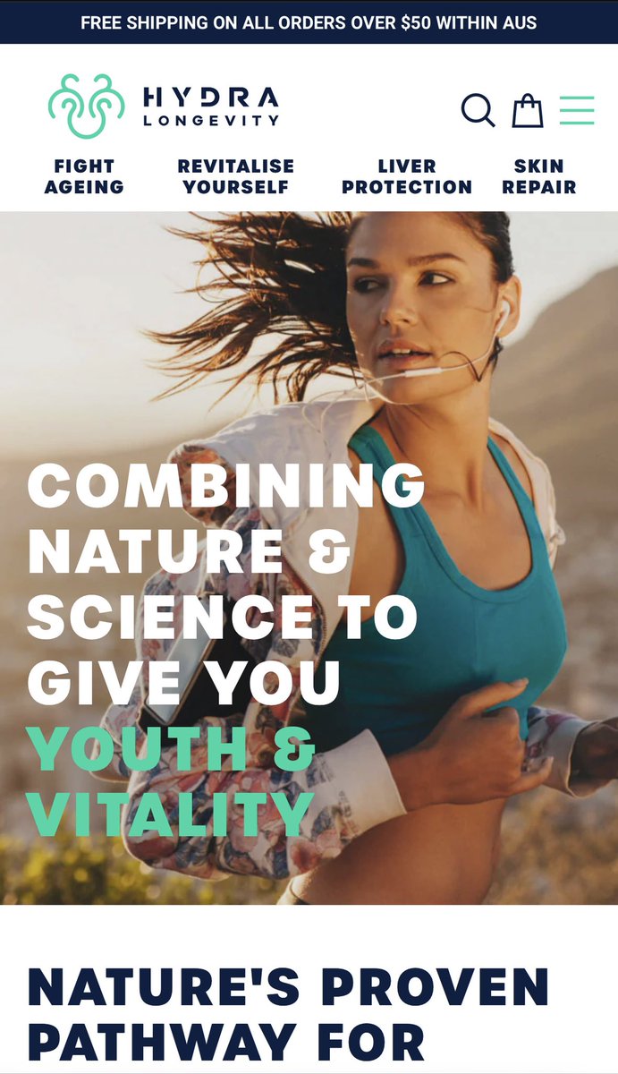 La nouvelle génération de #superfood et compléments alimentaires 🧬 made in 🇦🇺 est arrivée ⬇️⬇️⬇️
hydralongevity.com