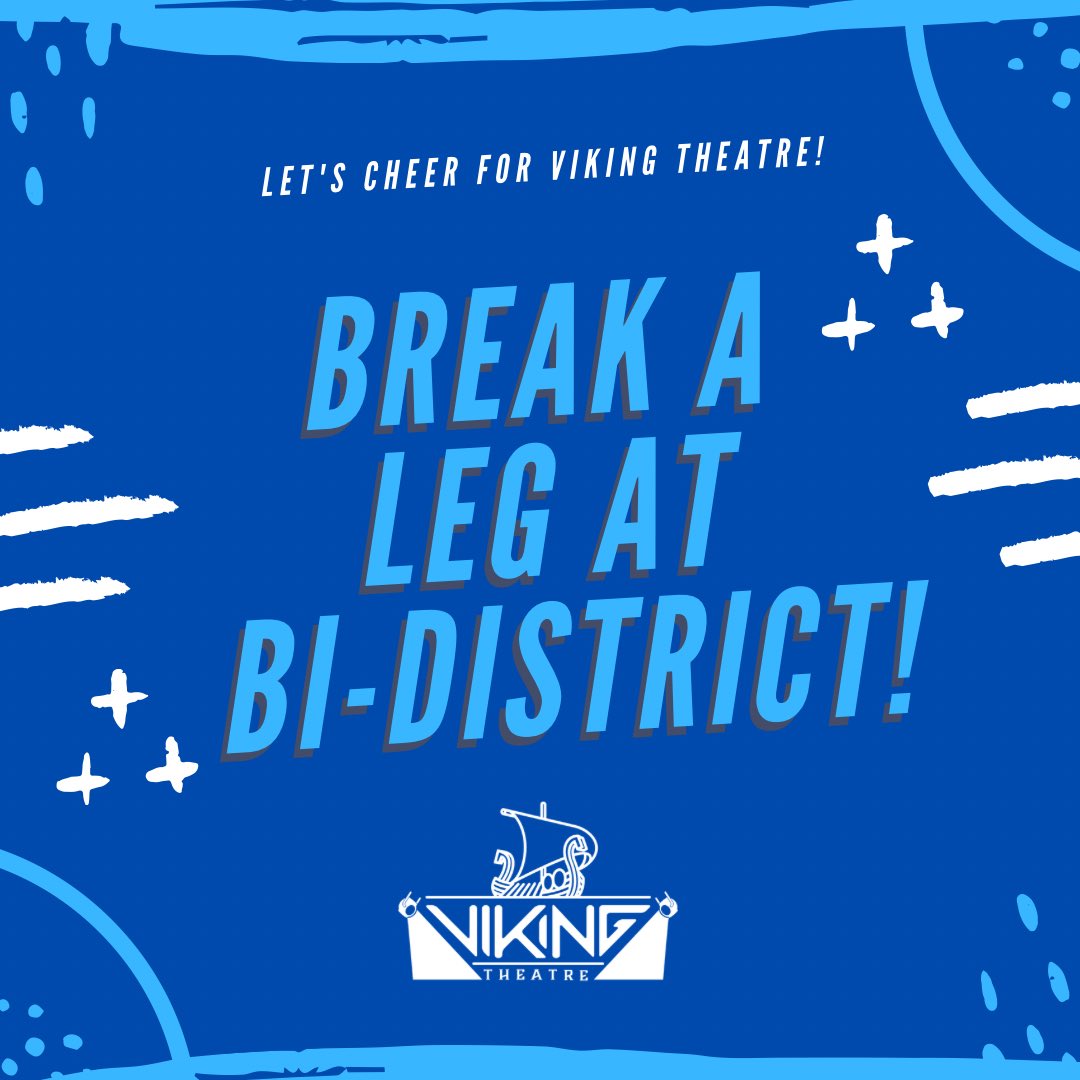 It’s been a great OAP season so far, and today we leave for Bi-District! Wish us “break a leg!