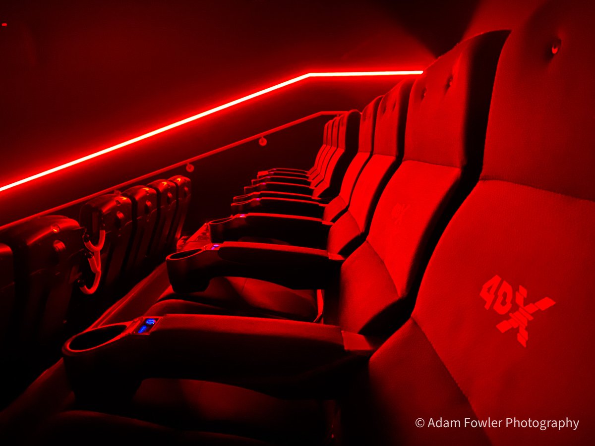 Livingitadam's tweet photo. Here is some edited #photography from my last ⁦@cineworld⁩ visit. Don’t you just love the red glow? #cineworld #feelmore #cineworldunlimited #4DX #cineworld4DX https://t.co/tArUlyu2GM