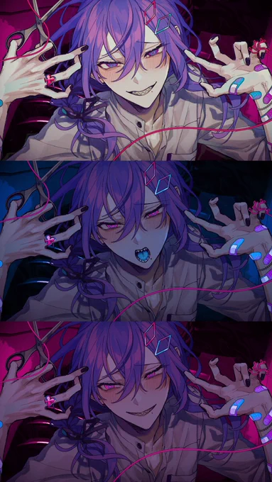 https://t.co/Hebk9oYnAE
こちらの人力動画にイラストを使っていただきました!✂️🎀

原曲の吐息感と危うげな声色が、しっかりマヨイに落とし込まれていてめっちゃくっちゃ(怖)可愛いです…!❤️‍🩹

差分をこちらに置いておきます!♣️(クリックすると9枚あるよ…!) 
