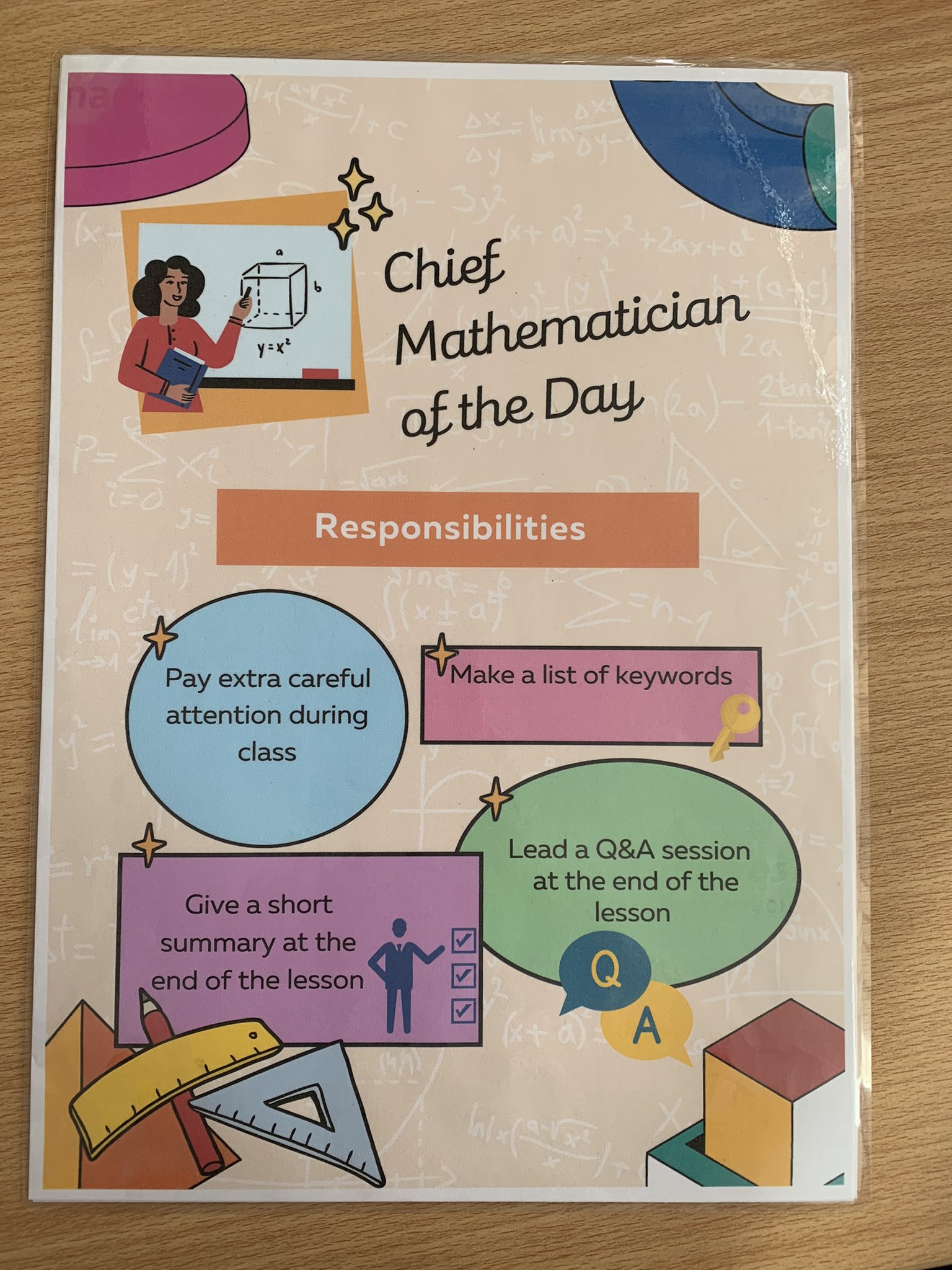 Math Project Cover Page