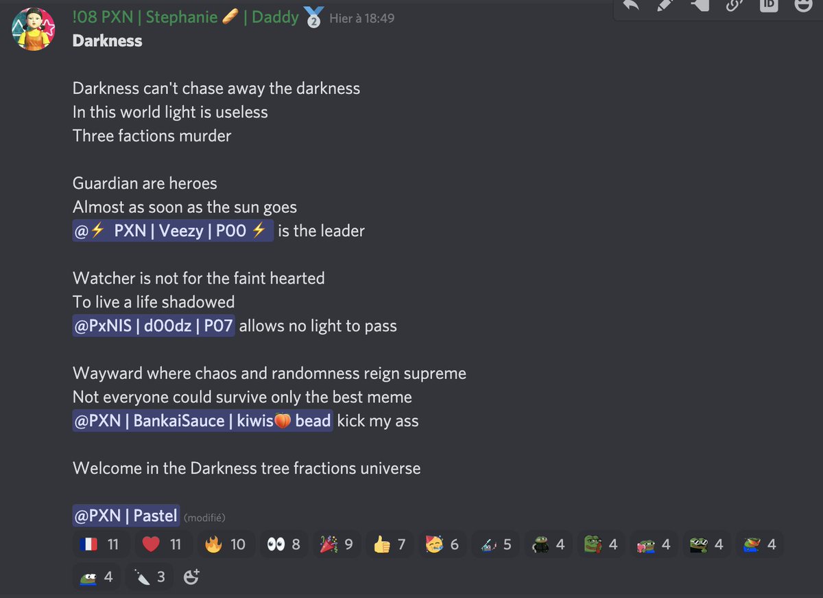 AngelinaBraska's tweet photo. @projectPXN
My Darkness poem

@reicannon @dexd0x @Arkaiju @strollinPastel @soybenej @Yuri_ramen @Pants_shh @bverinz @veezyvangogh @NFTRyRy @NFTrepzy @reicannon @GuppydFish @NFTkiwis @BankaiSauce @Niftycrypt @X4AES @NANOPASS_Kai @MsEggmily @nath7282

I hope you will enjoy the flow https://t.co/IlT8ccXlFN