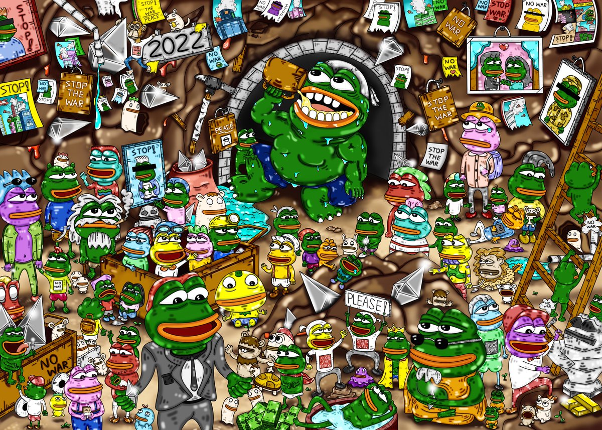 Casterrock_TV's tweet photo. hello everyone. this is my 2nd artwork on @foundation 
"Escape the War" 
hope u enjoy ♥
https://t.co/0MhMfOLUjo

#NFTMarketplace #Foundation  #NFTcollectibles #FoundationNFT #Nftarts  #NFTs #pepe #frogfam #pepethefrog #nftthailand #nftcollector #NFTCommunity #nft #nftpepe #fnd https://t.co/ACsXTYJ4yY