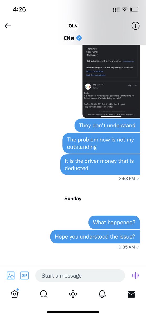 CyberCriminal's tweet photo. #salute @Olacabs #noreply on DM https://t.co/sCA87jJJkg