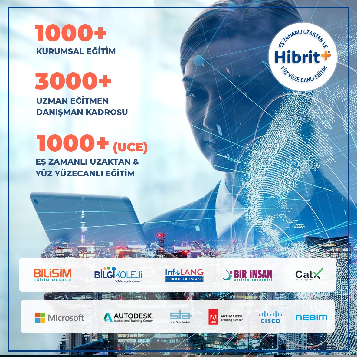 Bilisim_Egitim's tweet image. Bilişim Eğitim Grubu olarak, 

27.Yılımızda, 1000+ üzerinde Kurumsal Eğitim, 3000+ Uzman Eğitmen Kadrosu, 1000+ Uzaktan Canlı Eğitimlerle (UCE) ile 300.000+ Öğrencimizi mezun etmenin ve Bilişim Sektörüne kazandırmış olmanın gururunu yaşıyoruz.

Gelecek Bilişim&apos;de!

#bilisimegitim