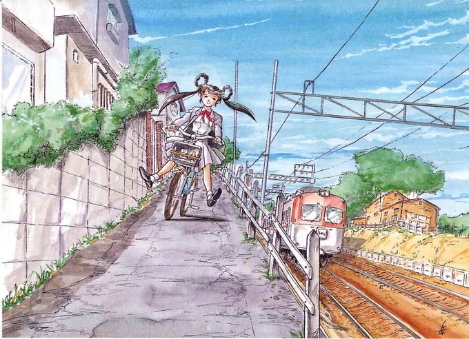 ここの景色は30年
ほとんど変わっていない。

井の頭線の車輌デザインが代わったくらいで。

井の頭公園駅を降りて、出口から左に歩いてゆけば、坂を登って 下りていきます。

少し待ってれば井の頭線の電車が通る。

妖子の聖地巡礼?なさりたい方はどうぞ。 