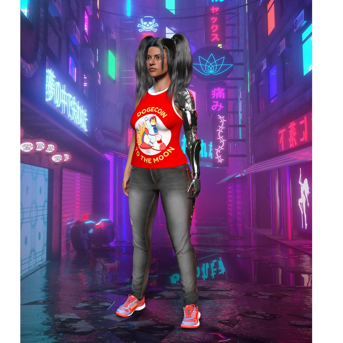 Cyberpunk NFT tweet media