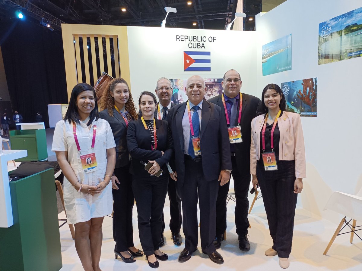 En el contexto de <a href="/ExpoDubai/">Dubai expo 2020</a> representacion del <a href="/MINCEX_CUBA/">MINCEX🇨🇺</a> y <a href="/Camara_Comercio/">Cámara de Comercio de Cuba</a> participan en el Foro Global de Negocios de America Latina. Organizadas mas de 30 encuentros con empresarios interesados en oportunidades de negocios con Cuba. #CubaVive #Camara60Aniversario