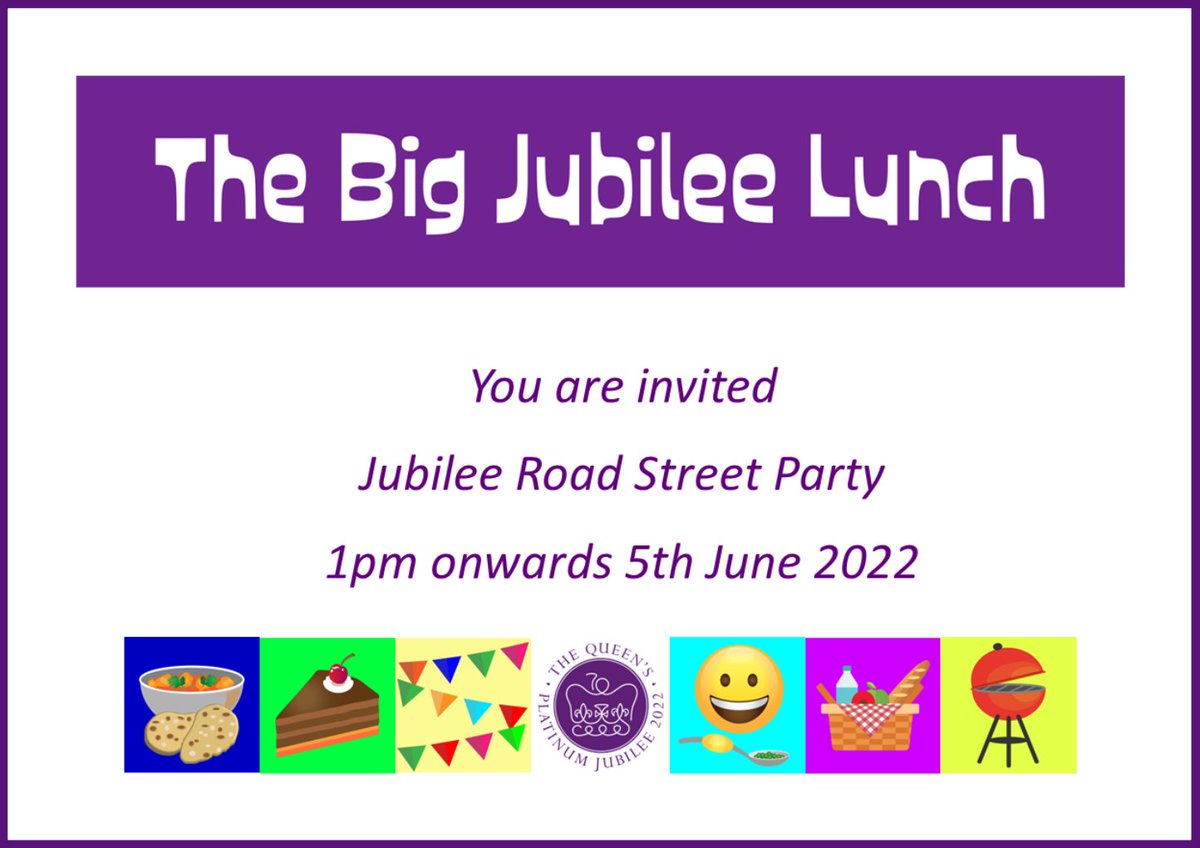 WMLieutenancy's tweet photo. In need of an invitation to hand out to family, friends or neighbours for your Big Jubilee Lunch?

Check out our website for resources 👇
https://t.co/FituB1elGp

#HM70 #PlatinumJubilee https://t.co/8LOpv8Y6XE