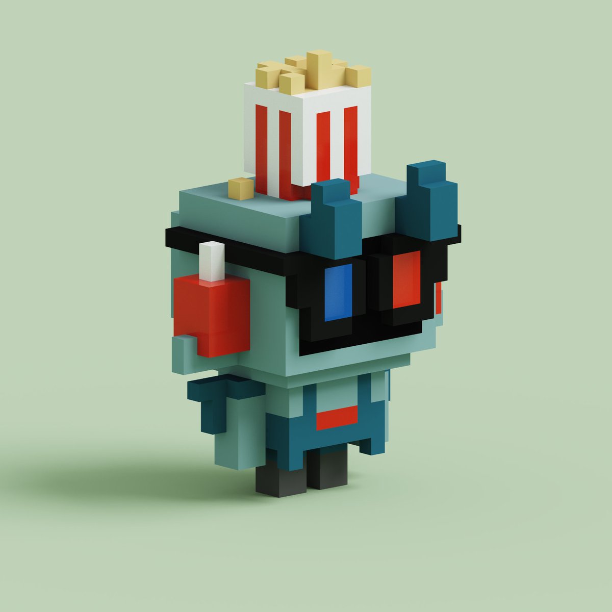 limauarts's tweet photo. It is no secret that @Robo__Studio is one of the projects that I'm most bullish on. Great voxel art is one of the pulls. Each Robo, the Genesis especially, look distinct and the colour combination is just *chefs kiss* 😚👌

MR. ROBOT #0087
#LegendaryRoboStudio #NewDrop25March https://t.co/mOztCtMYDA