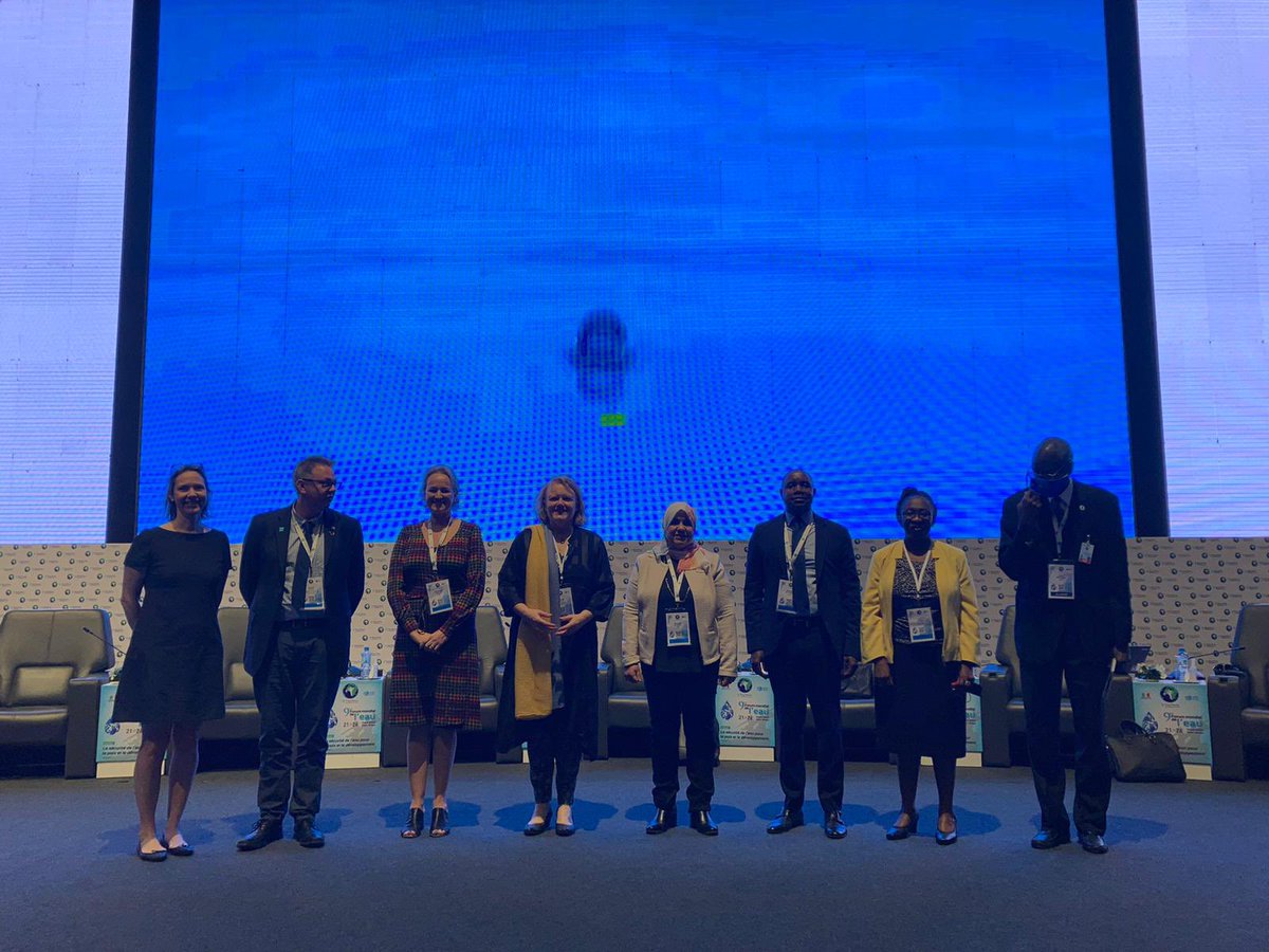 In case you missed it, our wonderful DDG @RAMcDonnell was on the @WaterForum9 ‘Beyond @COP26, toward #COP27’ panel to discuss solutions for #adaptation to climate extremes. 

Our new Al Murunah Project for resilience in the MENA region was officially launched!