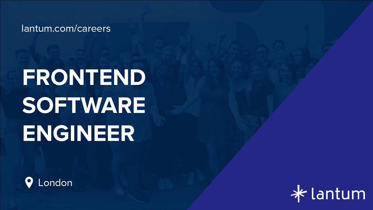 WeAreLantum's tweet image. We're looking for an experienced #FrontendSoftwareEngineer to join our team at Lantum. If you care about technology, and are constantly looking to learn and promote codebase improvement, we'd like to hear from you. Learn more about the role here >> hubs.li/Q015X4pg0