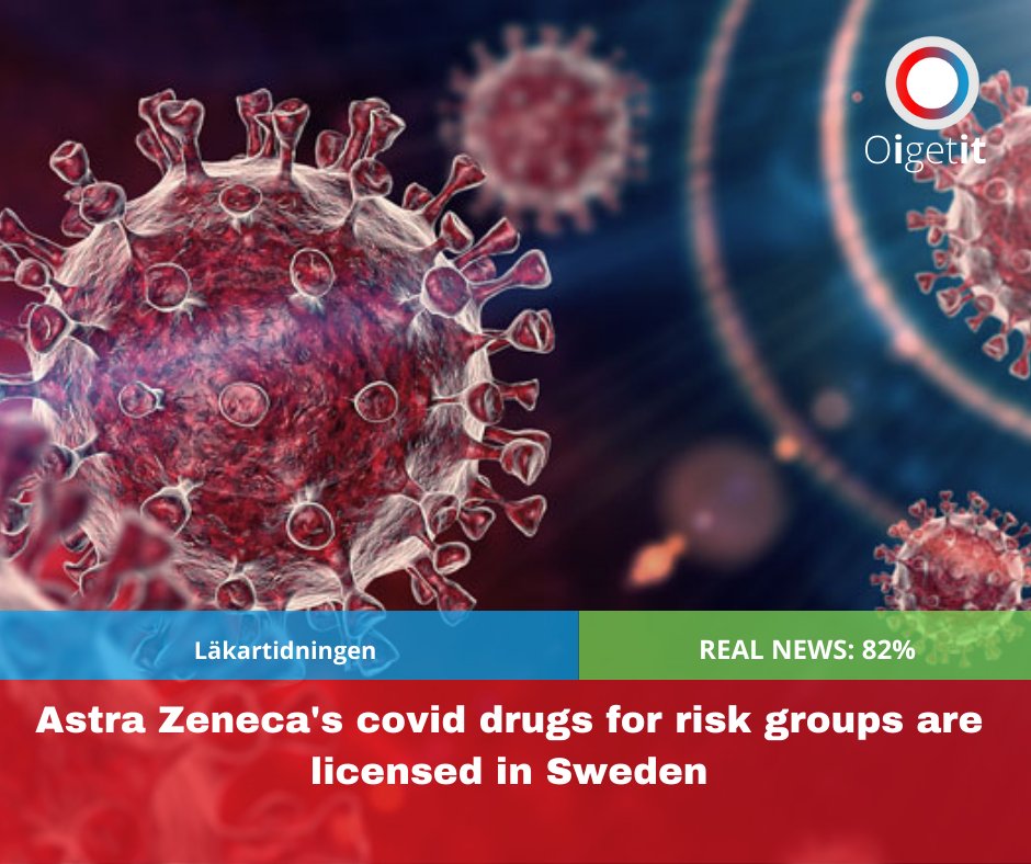 Astra Zeneca's covid drug Evusheld has been licensed for use in Sweden. The drug can be given to patients with weakened immune systems and should both prevent disease and act as a treatment for covid-19.
