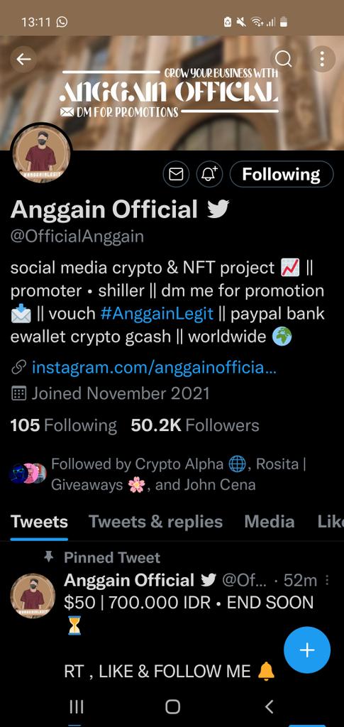 Ruxy21's tweet photo. @Alphawolf_1_ @OfficialAnggain done https://t.co/clyCEKzNFF