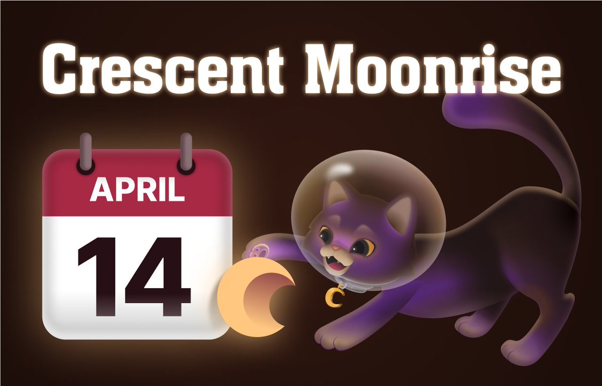 CrescentHub's tweet photo. Crescent Launch: April 14th UTC.
Mark your calendars.

$CRE
https://t.co/l6QaGXzufB https://t.co/h91MJon1QD
