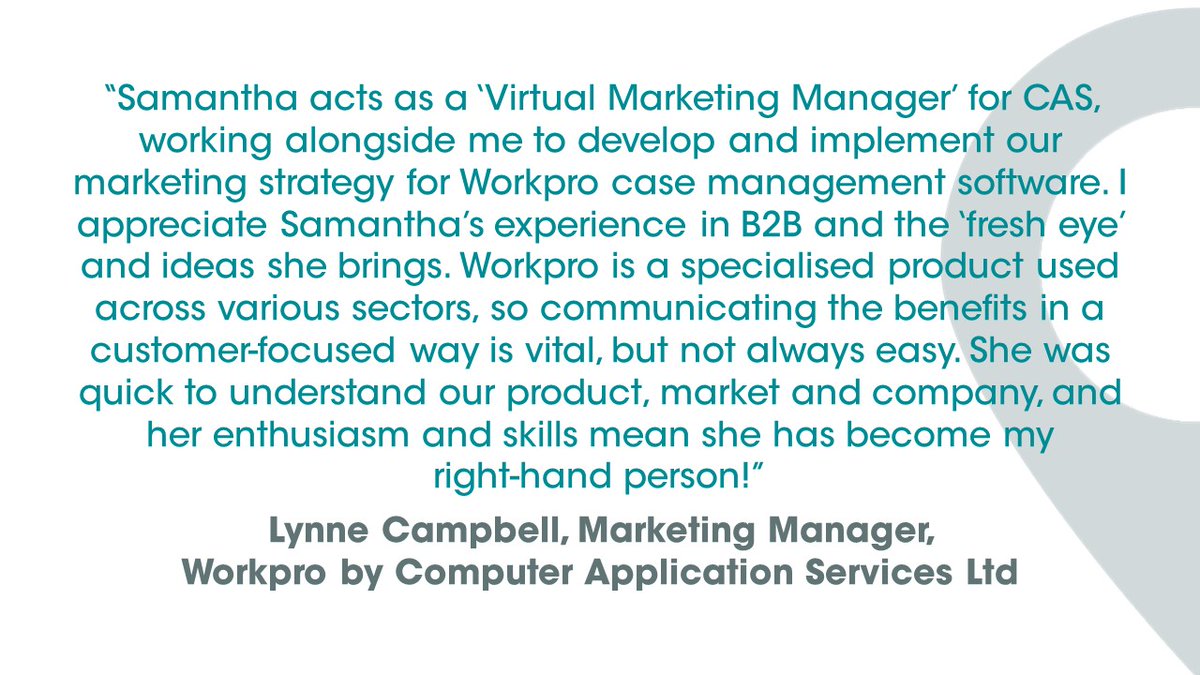 LabrakitaM's tweet photo. Samantha has had a fantastic recommendation for her #B2BMarketing work from Lynne Campbell at @WorkproUK - see Samantha's LinkedIn profile for the full text: https://t.co/n1d35mAT4F https://t.co/k6wmGnisNi