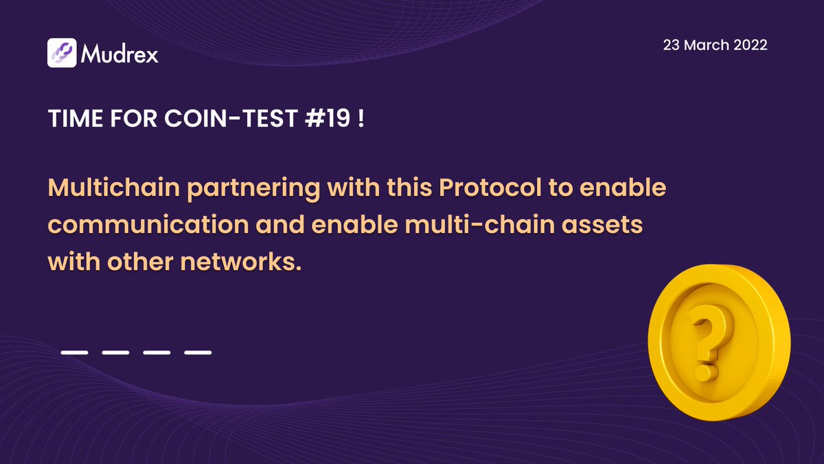 officialmudrex's tweet photo. Here's today's $50 for you🤑
Coin-Test #19 | 23-Mar-22 

1. Follow @officialmudrex
2. Comment the correct answer
3. RT this post &amp; tag 2 friends

#Giveaways #cryptocurrency  #community https://t.co/O9P8cHCzeZ