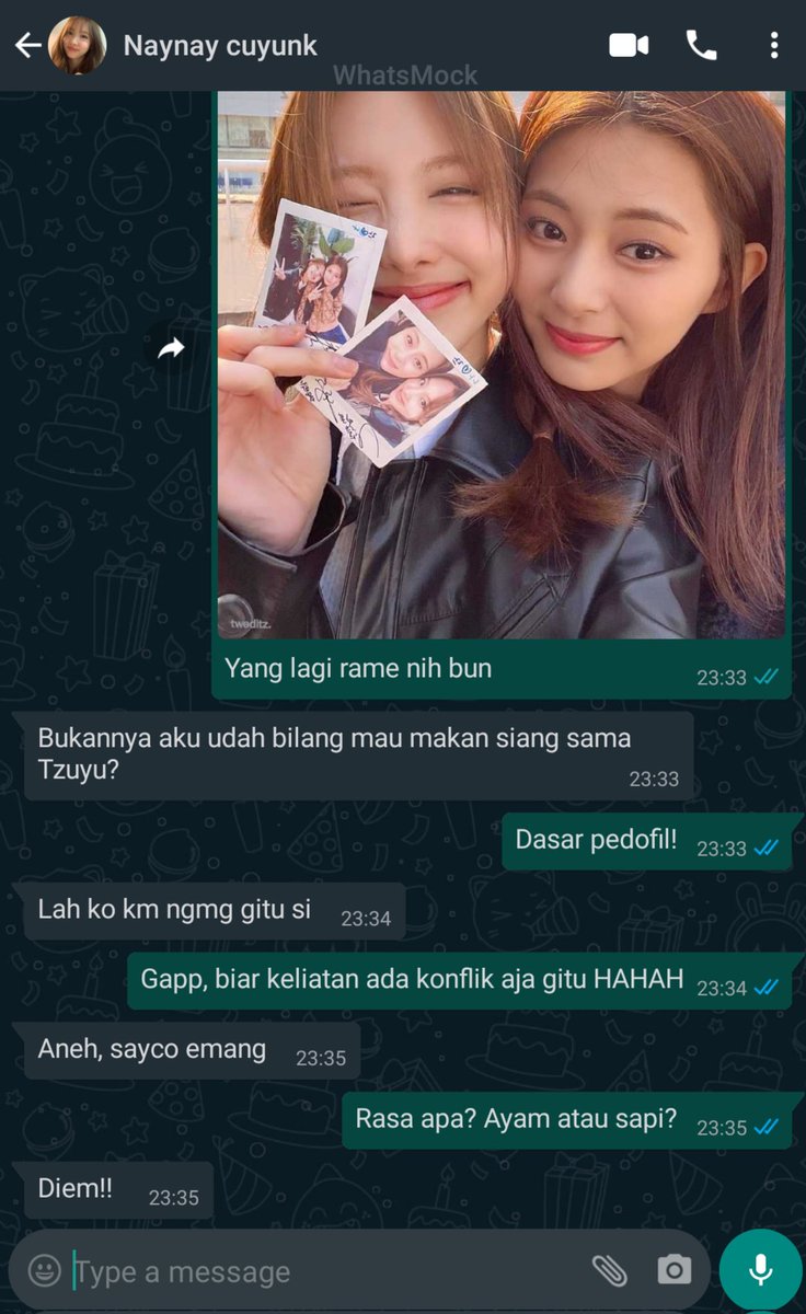 SWABTWICE's tweet photo. Banyak guguk

#2yeon #2yeonAU #RandomAU https://t.co/HE8SvlZbBm