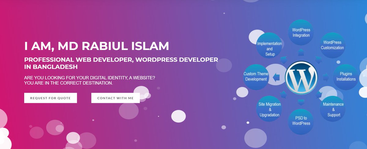 Wordpress Website Developer in Bangladesh 