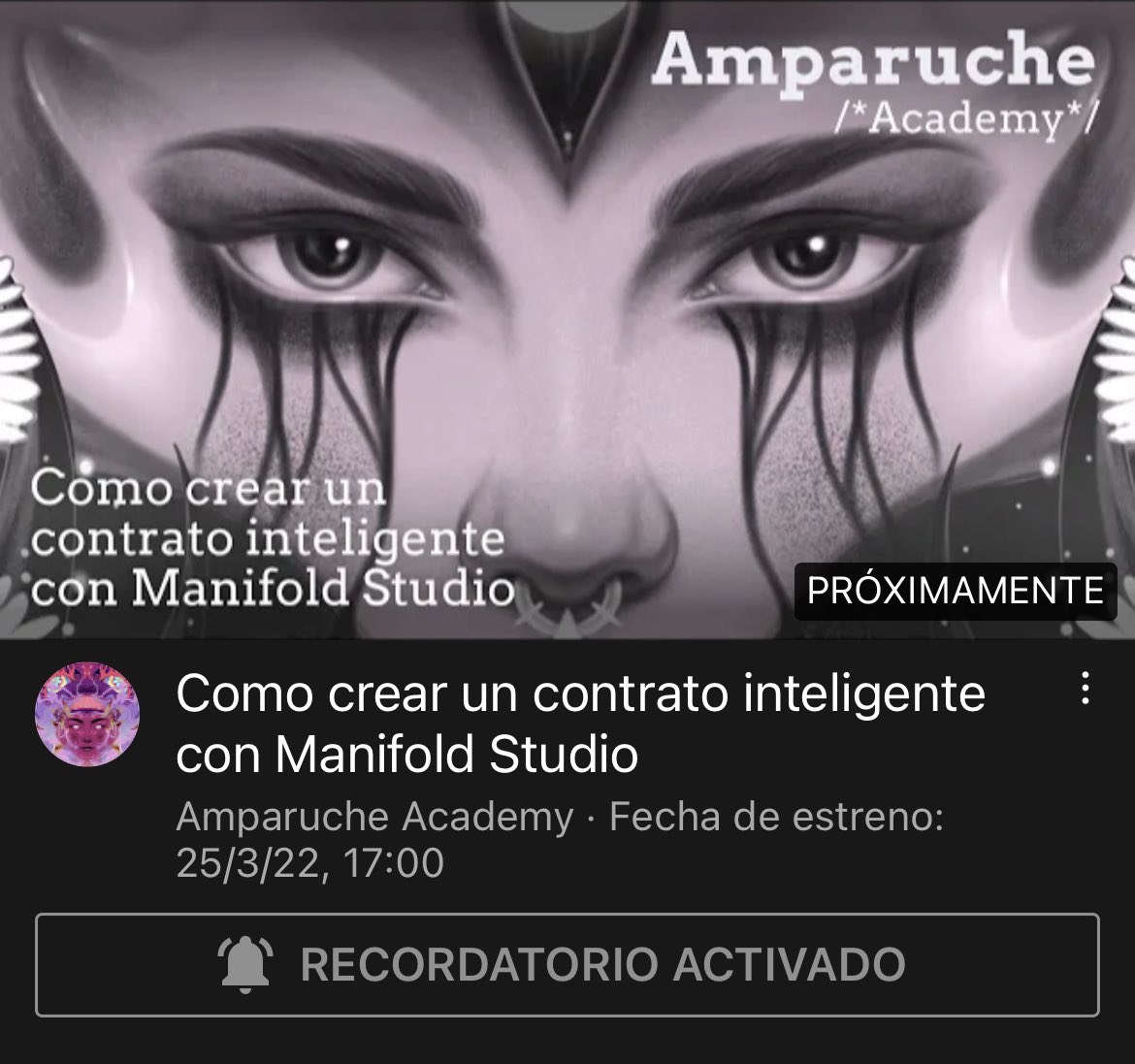 Amparuche's tweet photo. 📂 Cómo crear tu propio contrato inteligente sin saber nada de código estará disponible en el canal de YouTube Amparuche Academy en español 

Plataforma:@manifoldxyz 

#NFTCommunity 

https://t.co/JqSY9zQeYk https://t.co/QJWOPsdrQ5